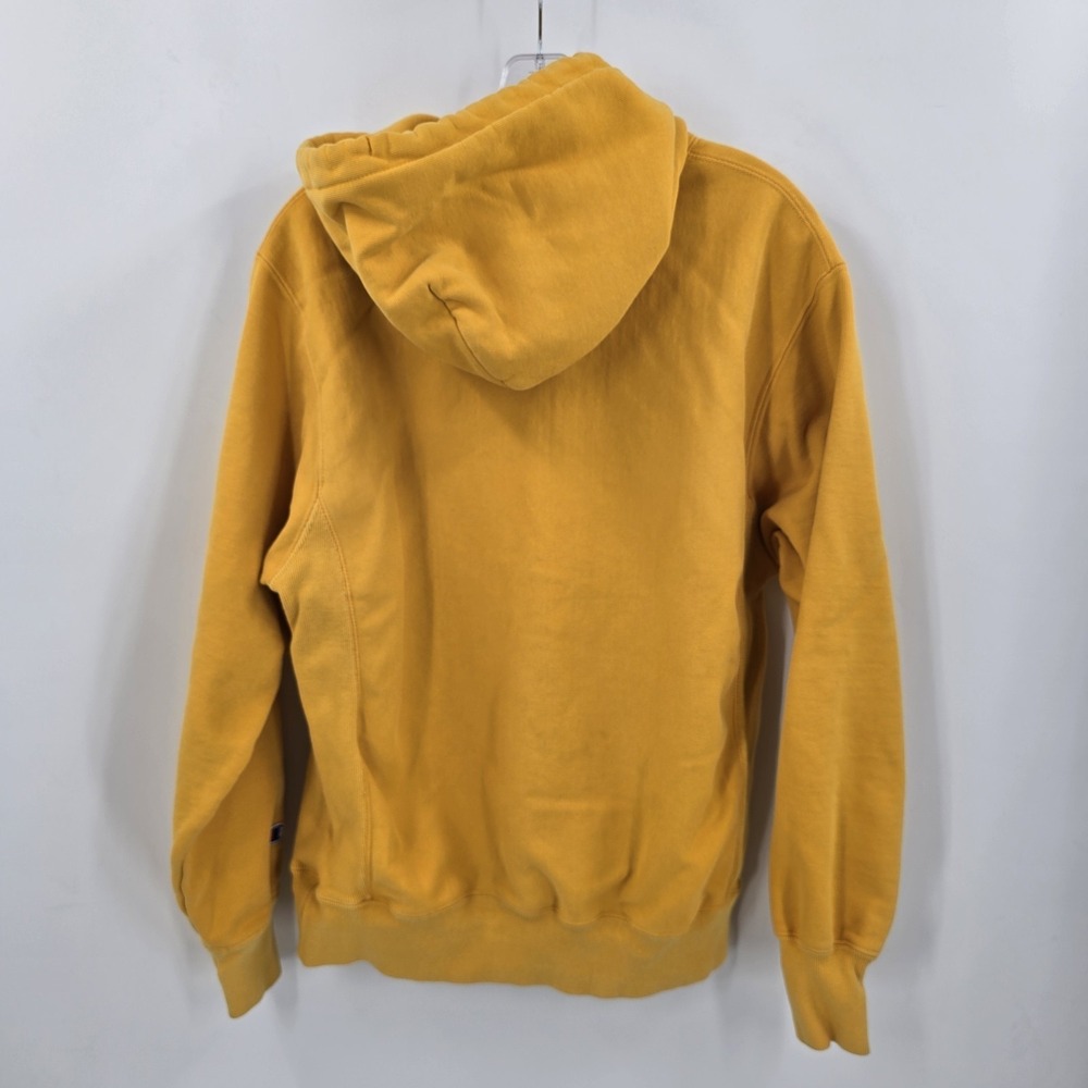 Champion Hoodie Men's M Reverse Weave Yellow Logo Casual Comfort - Picture 2 of 8